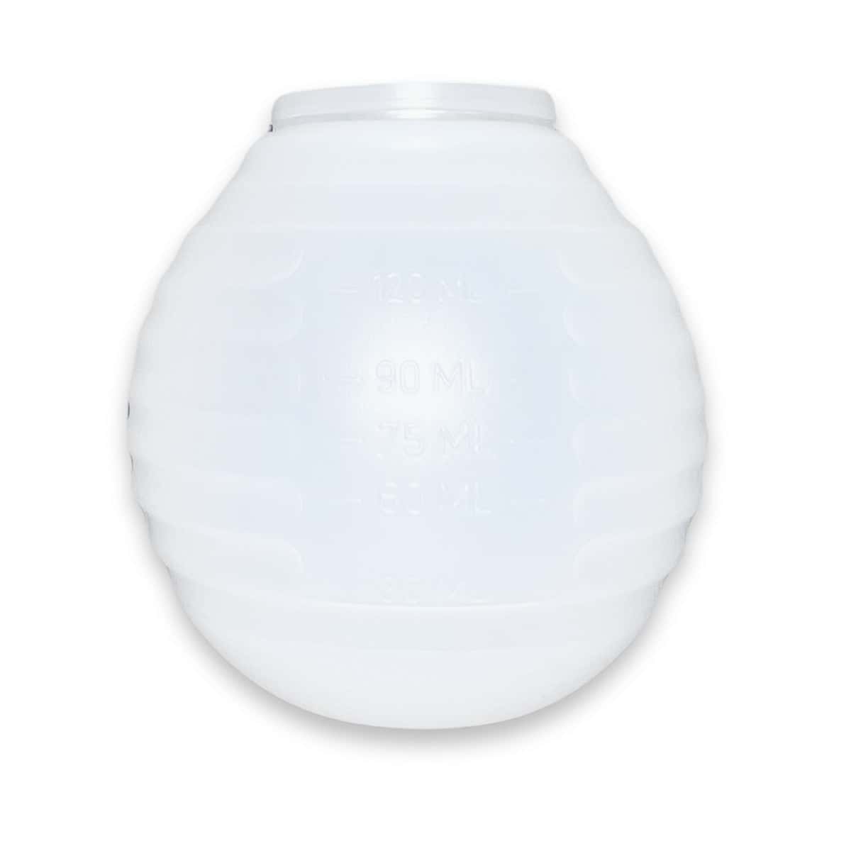 Wöril Dosierkugel vor weißem Hintergrund