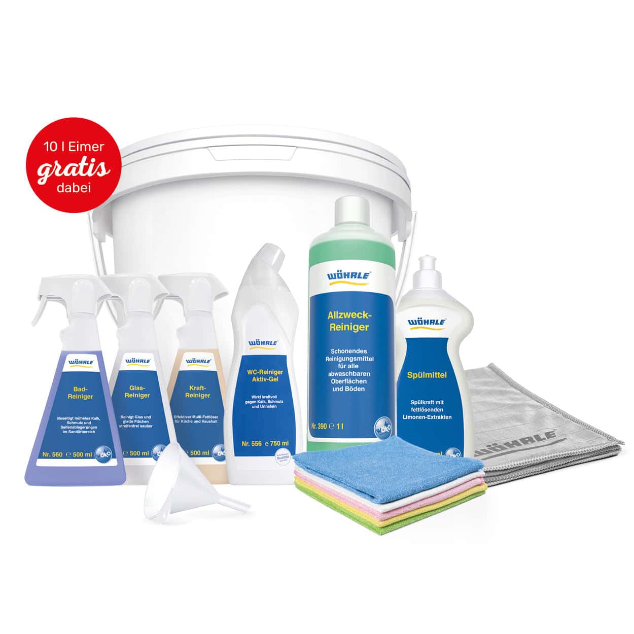 Putzmittel - Grundausstattung - Wöhrle - S' Beschde für dahoim!
