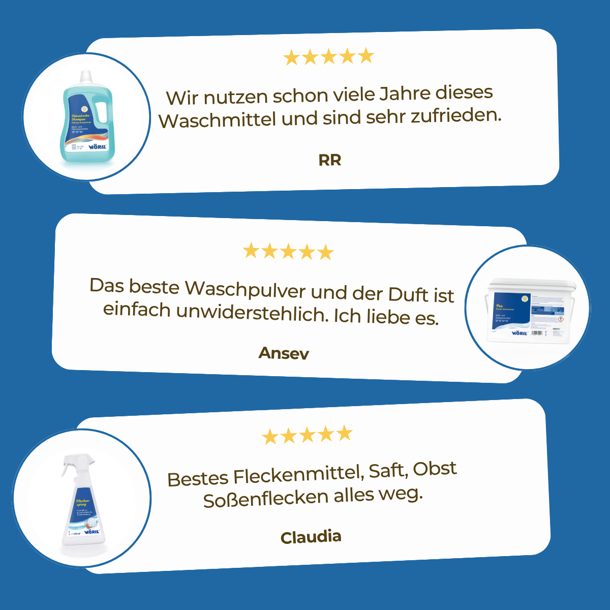 Waschmittel - Testpaket - Wöhrle - S' Beschde für dahoim!