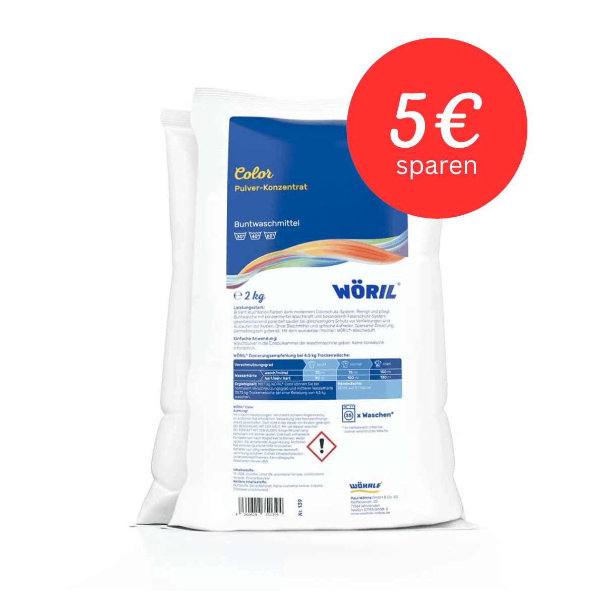 Wöril Color Pulver - Konzentrat - Wöhrle - S' Beschde für dahoim!