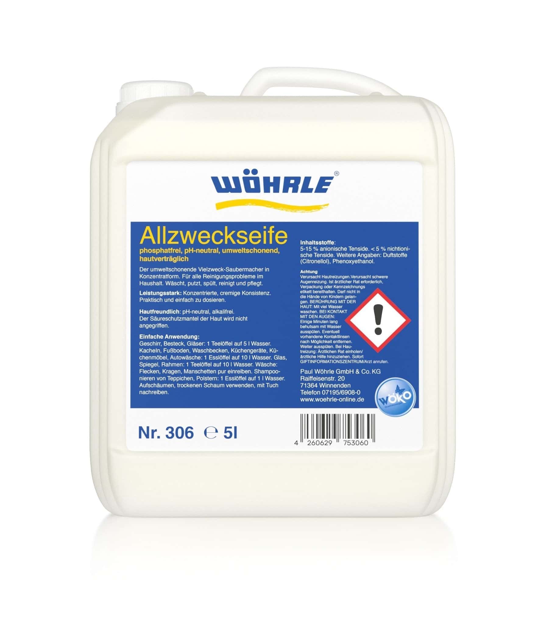 Allzweckseife - Wöhrle - S' Beschde für dahoim!
