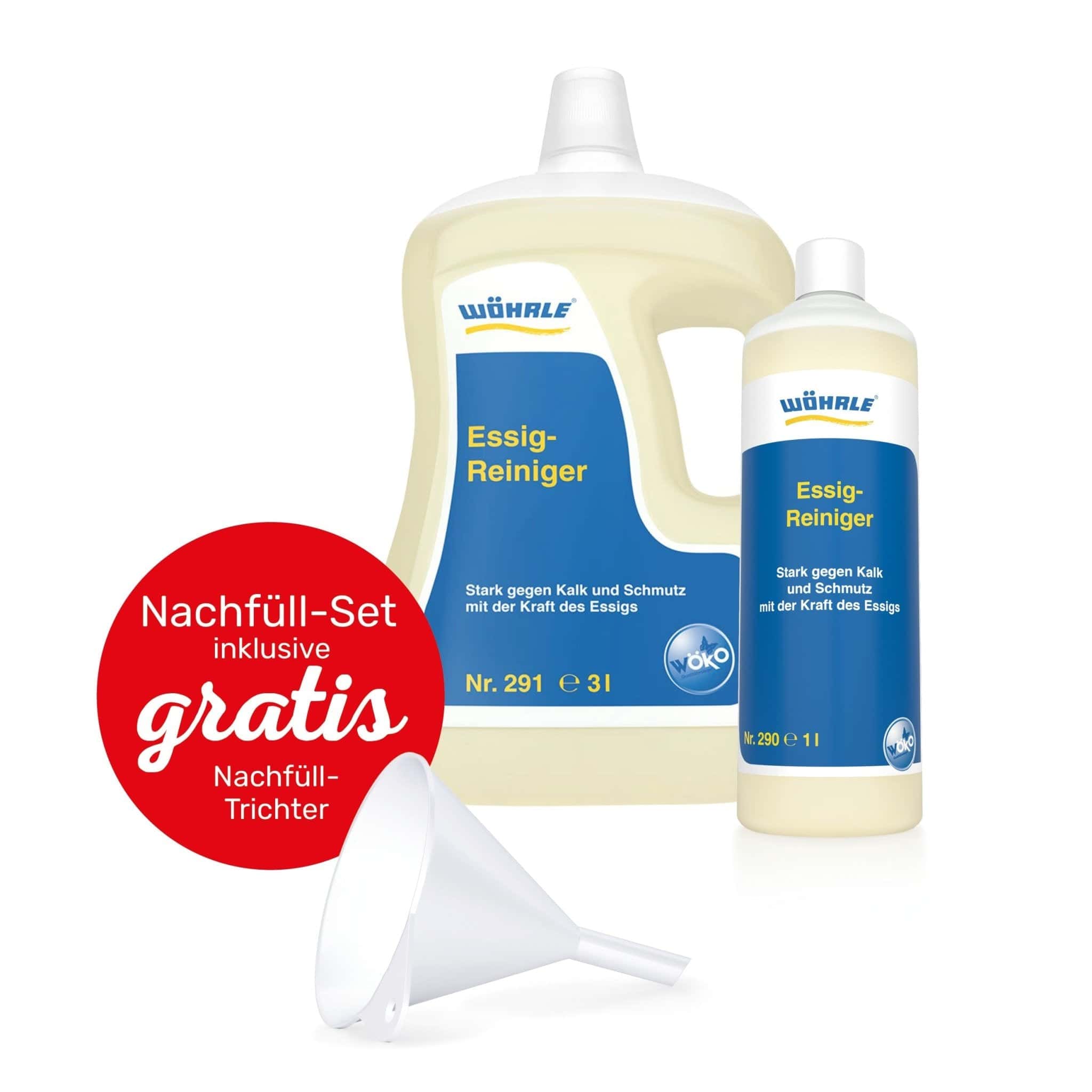 Essig - Reiniger - Wöhrle - S' Beschde für dahoim!