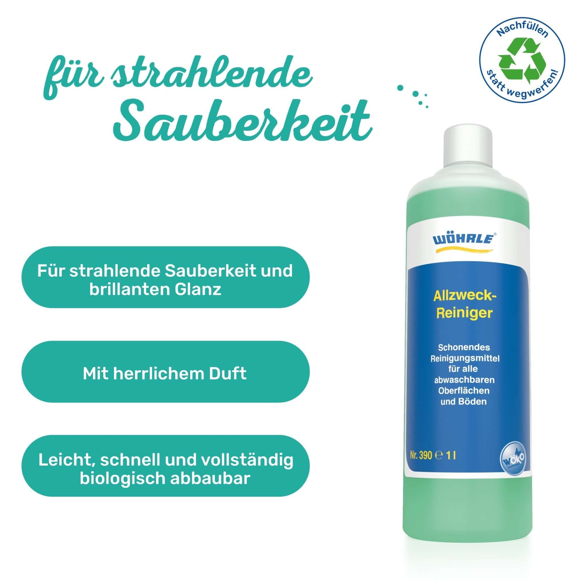 Putzmittel - Testpaket - Wöhrle - S' Beschde für dahoim!