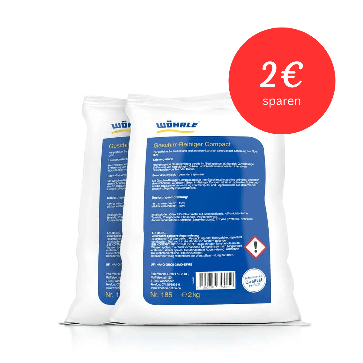 Geschirr - Reiniger Compact - Wöhrle - S' Beschde für dahoim!