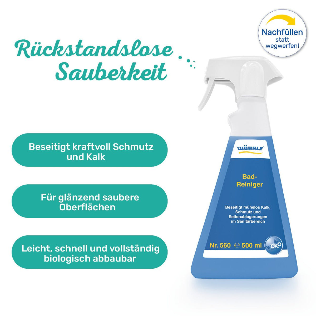 Putzmittel-Grundausstattung - Wöhrle - S' Beschde für dahoim!
