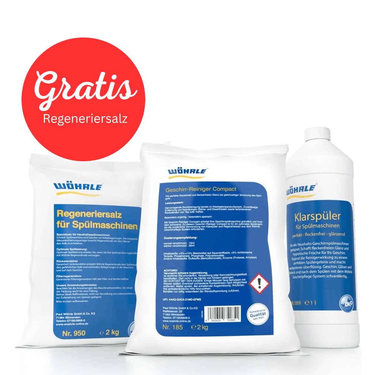 Spülsystem Pulver - Wöhrle - S' Beschde für dahoim!