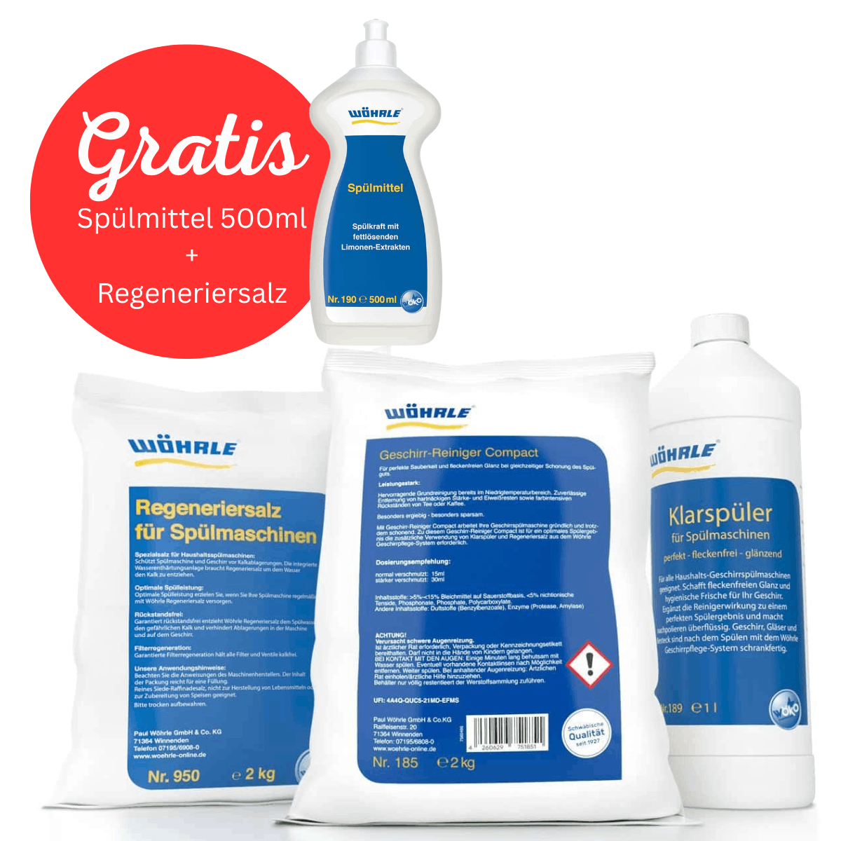 Spülsystem Pulver - Wöhrle - S' Beschde für dahoim!