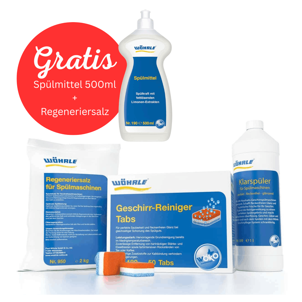 Spülsystem Tabs - Wöhrle - S' Beschde für dahoim!