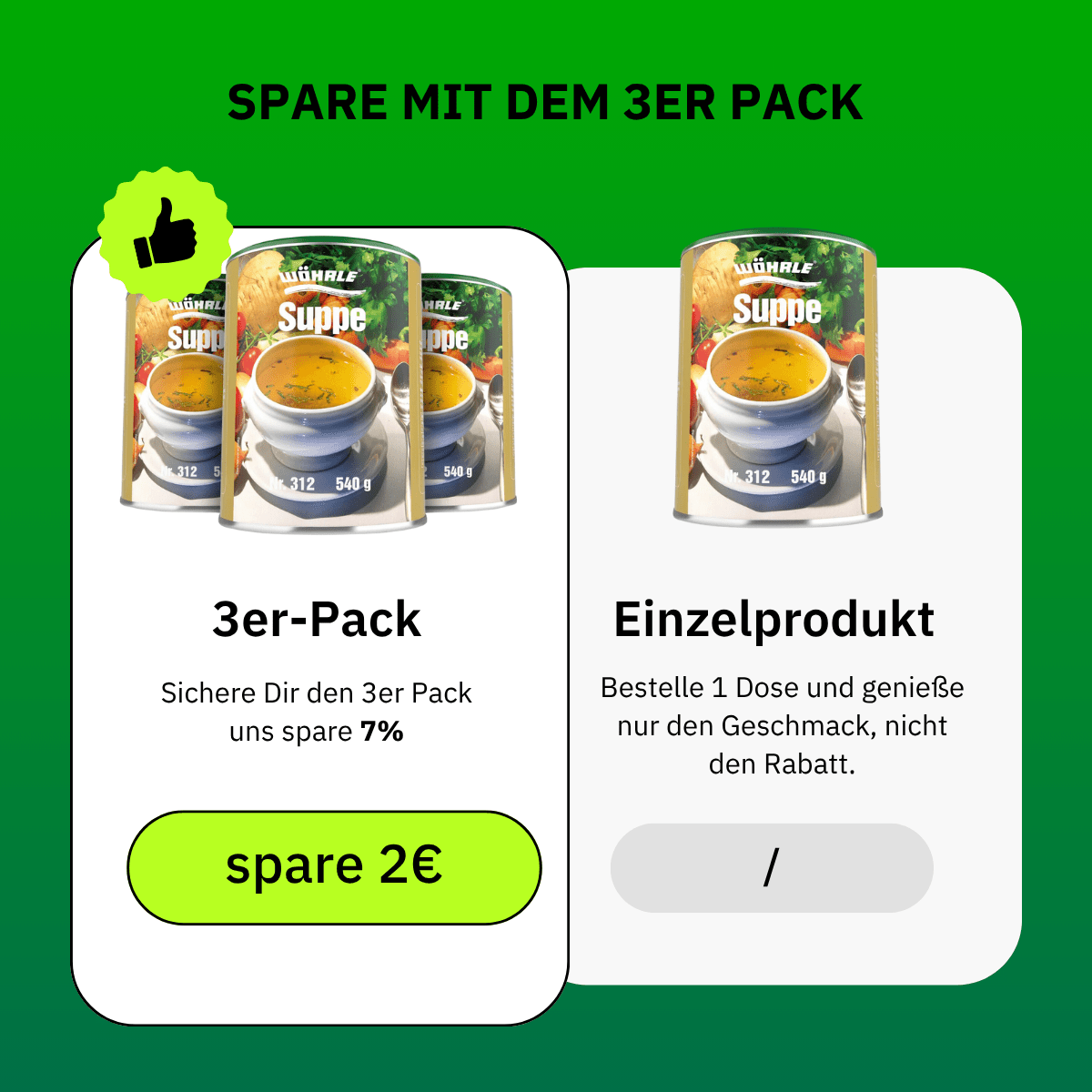 Suppe ♥ - Wöhrle - S' Beschde für dahoim!