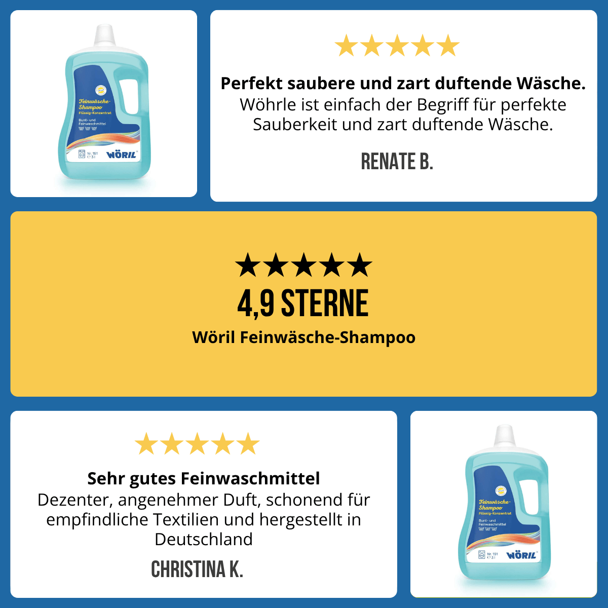 Waschmittel - Testpaket - Wöhrle - S' Beschde für dahoim!