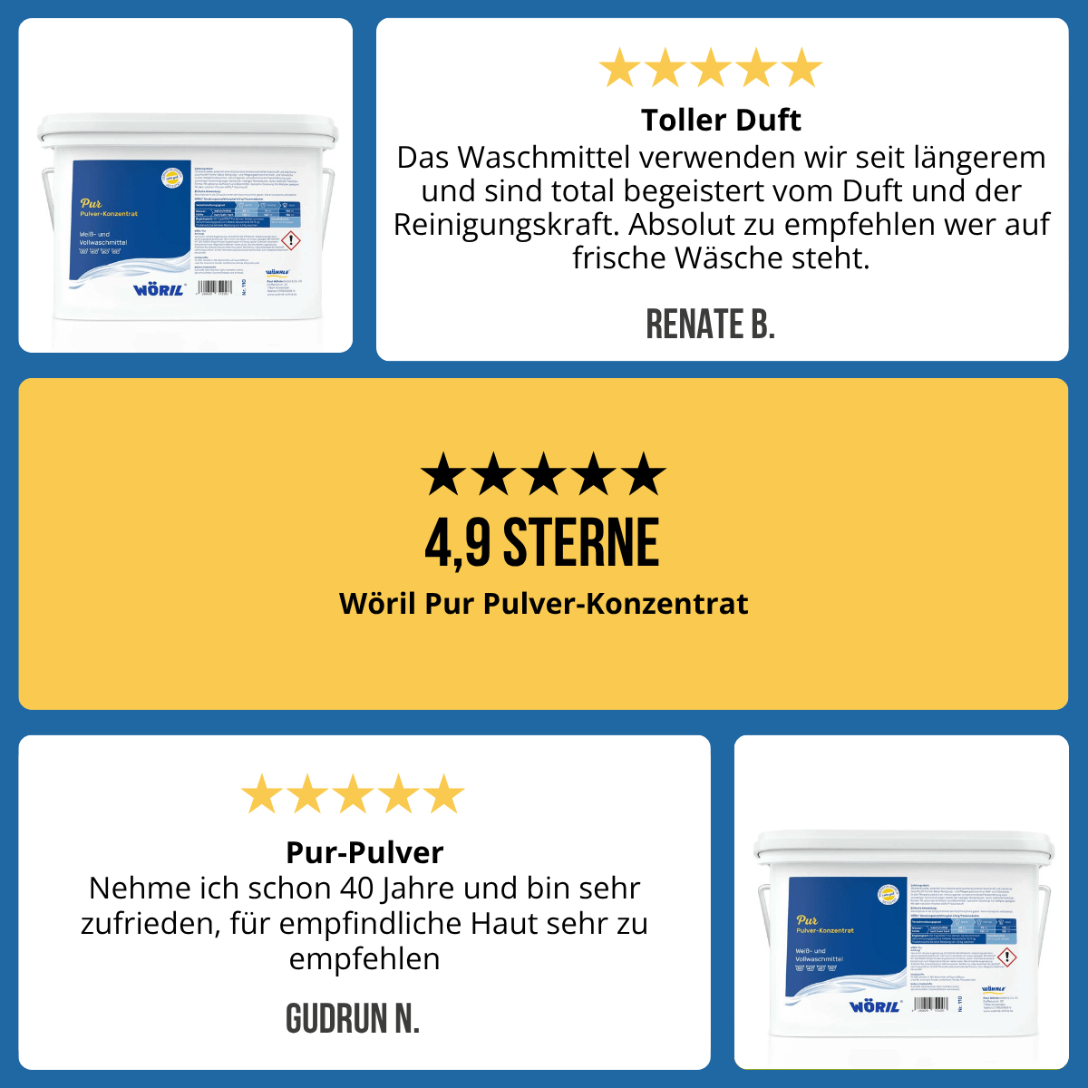 Waschmittel - Testpaket - Wöhrle - S' Beschde für dahoim!