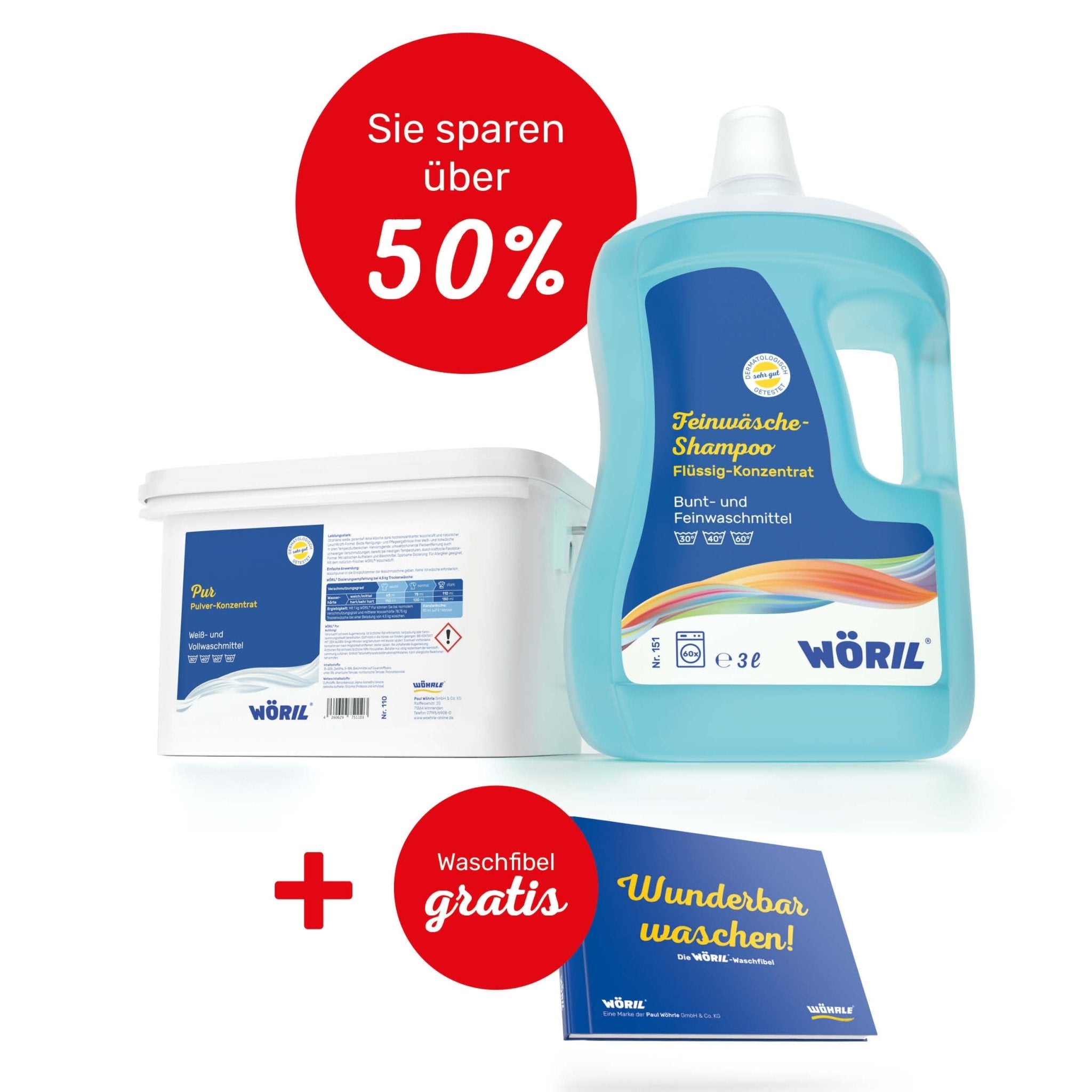 Waschmittel-Testpaket - Wöhrle - S' Beschde für dahoim!